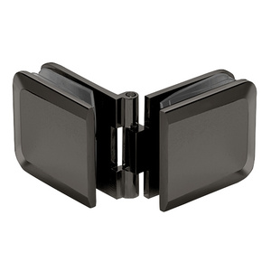 CRL Oil Rubbed Bronze Adjustable Beveled Glass-to-Glass Clamp