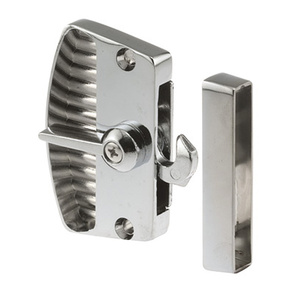 CRL Chrome Sliding Screen Door Latch and Pull with 2-3/8" Screw Holes