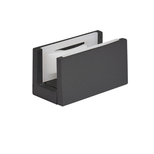 CRL Matte Black Replacement Bottom Guide for 290/295, 490/495 & 690/695 Series Sliding Door Systems