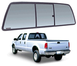 CRL Tri-Vent Slider with Solar Glass for 1999-2007 F-250/F-350/F-450/F-550 Super Duty