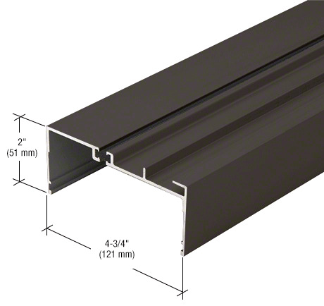 CRL-U.S. Aluminum Stacking Head Channel, Thermally Improved, Bronze ...
