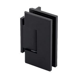 Matte Black Wall Mount with Offset Back Plate Maxum Series Hinge