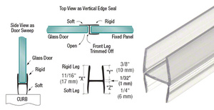 CRL Multi-Purpose 'H' Wipe for 3/8" Glass