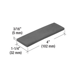 CRL-U.S. Aluminum EPDM Setting Block for 1