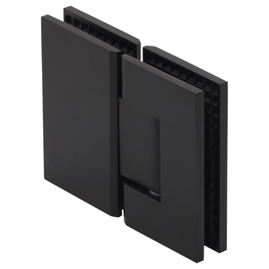 Matte Black 180º Glass to Glass Adjustable Americana Series Hinge