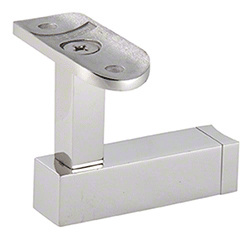 CRL Polished Stainless Shore Series Post Mounted Hand Rail Bracket