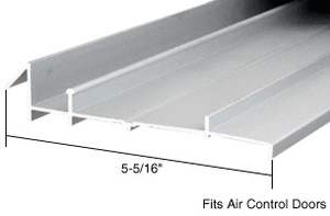 CRL Aluminum OEM Replacement Threshold for Air Control Doors; 5-5/16" x 8' Long