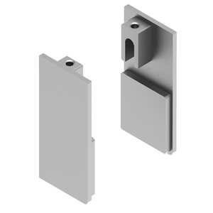 CRL51 Satin Anodized Wall Mount Kit End Cap
