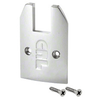 CRL Polished Stainless Low Profile Tapered End Cap With Screws