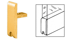 CRL Gold Anodized End Cap for MC610 'H' Bar