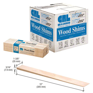 CRL BEDDAR WOOD® Shims - Case of 504