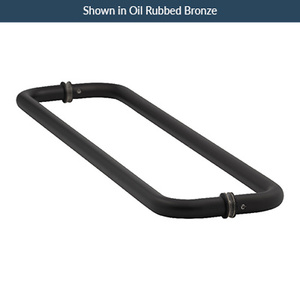 Satin Brass 20" Back to Back Tubular Towel Bars with Washers