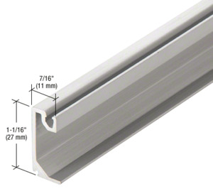 CRL-U.S. Aluminum Exterior Glass Stop - 24'-2"