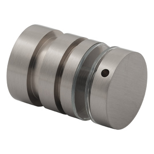 Brushed Nickel Contemporary Series Knob Single Mount