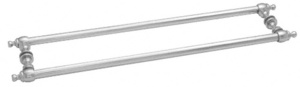 CRL Polished Chrome Colonial Style 24" Back-to-Back Towel Bars