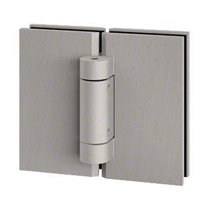 CRL CLEAR SPACE™ Brushed Nickel Replacement 180º Glass-to-Glass Hinge