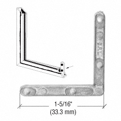 CRL Zinc Storm Window Corners for Miter Cut Fabrication