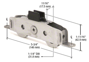 CRL 1-1/4" Stainless Steel Sliding Glass Door Roller - Fits Milgard™ Doors