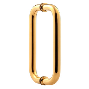 Lifetime Brass 8" Standard Tubular Back to Back Handles with Washers
