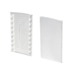 CRL TurboFlex Fascia Mount Mill Aluminum Right End Cap for Cover