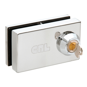 CRL Chrome Deluxe Patch Lock for 3/8" Glass