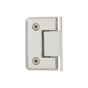 CRL Polished Chrome Pinnacle 037 Series Wall Mount 'H' Back Plate Hinge