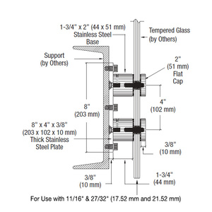 CRL 316 Brushed Stainless Steel Standard 2