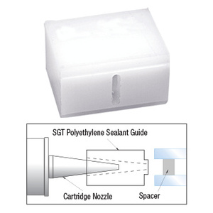CRL 3/4" Polyethylene Sealant Guide