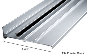CRL Aluminum OEM Replacement Patio Door Threshold for Premier Doors - 4-3/4" Wide x 6' Long