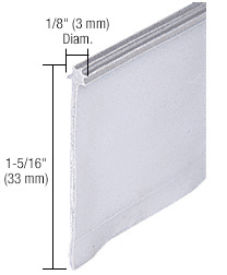 CRL 36" Gray Shower Door Vinyl "Star Tip" Sweep