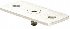 CRL Mill Optional Flat Hand Rail Adaptor Plate for Hand Railing Bracket