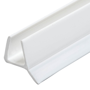 CRL White Dual Durometer PVC Seal and Wipe for 3/8" Glass