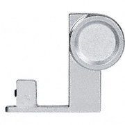 CRL Satin Chrome End Cap Finger Pull