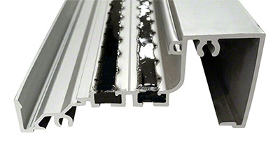 CRL-U.S. Aluminum Clear Anodized Storefront Sill, Dual Thermally ...