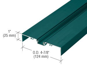 CRL 487 KYNAR OfficeFront™ Shallow Pocket Glazing Insert - 24'-2"