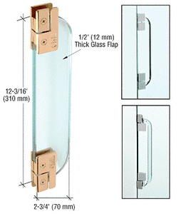 CRL Lacquered Brass Frameless Mail Slot