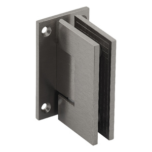 Brushed Nickel Wall Mount with Full Back Plate Adjustable Designer Series Hinge