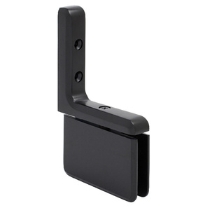 CRL Matte Black Prima 03 Series Wall Mount Hinge