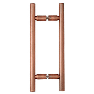 CRL Antique Brushed Copper 8" Ladder Style Back-to-Back Pull Handles