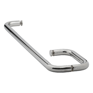 Polished Stainless Steel 6" x 20" Towel Bar Handle Combo without Washers