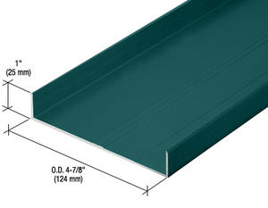 CRL 487 KYNAR OfficeFront™ Floor Track - 24'2"