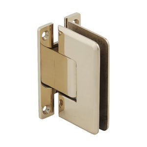 CRL Unlacquered Brass Cologne 037 Series Wall Mount 'H' Back Plate Hinge