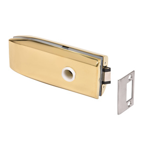 CRL Brass Glass Mounted Passage Latch