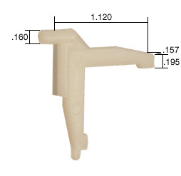 CRL Plastic Swivel Key - Bulk 100/Pk