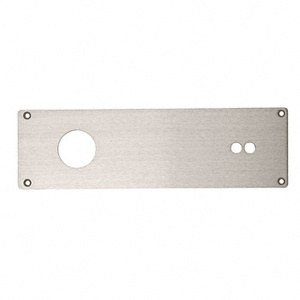 CRL Satin Aluminum Cover Plate with Radius Corners for Jackson® Overhead Concealed Closers