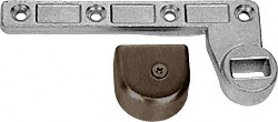 CRL Dark Bronze 3/4" Offset Left Hand (RHR) Bottom Arm for use With Floor Closers