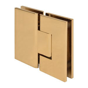 CRL French Gold Vienna 180 Series Glass-to-Glass Hinge