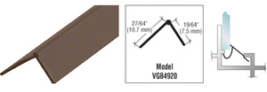 CRL Bronze Snap-In Vinyl Glazing Bead