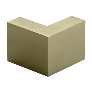 CRL Brushed Bronze 90 Degree Door Connector Bracket for Serenity Sliders