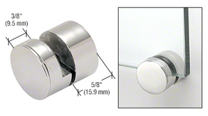 CRL 1-1/4" 316 Polished Stainless Steel Adjustable Edge Grip